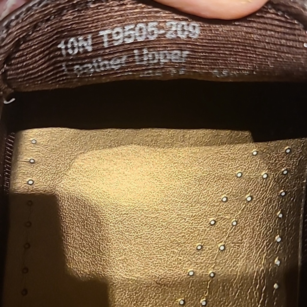 Trotters "Allison" Mocha Leather loafers with block heel. Sz. 10 N. (#1592) - Picture 8 of 12
